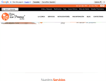 Tablet Screenshot of clinicalaprovence.com